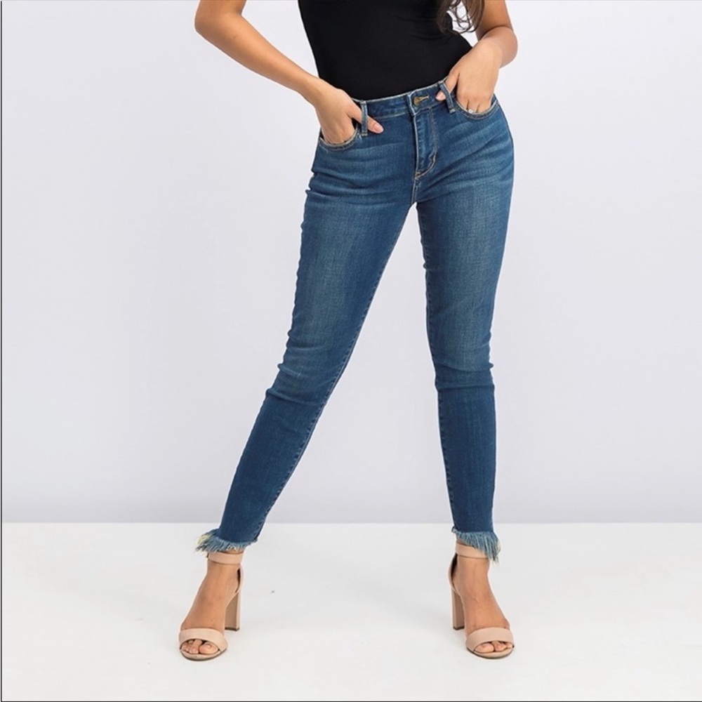 Sam Edelman Blue Ankle Jeans